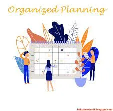 Get organized by planning activities
